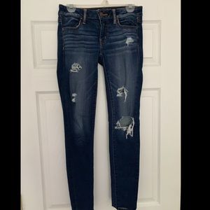 American Eagle Distressed Jeggings, size 4